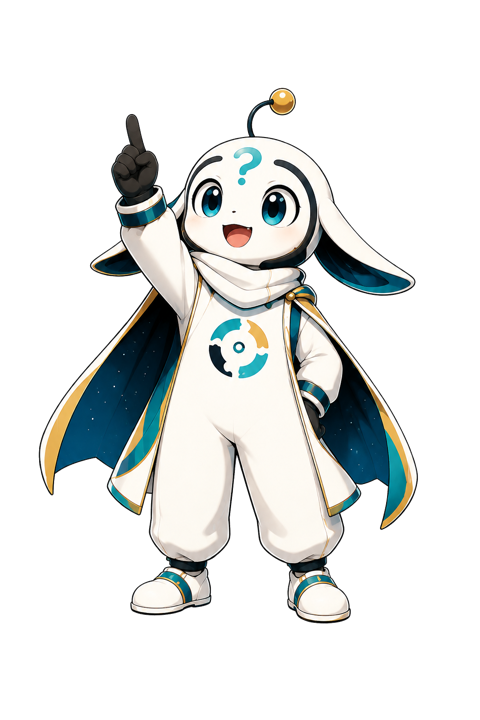 ひらめいたポーズのミライア